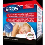 Bros elektrický odpařovač proti komarům s tekutou náplní 40ml (60 nocí) recenze