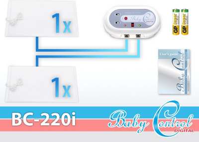 Baby Control BC-220i Digital monitor dechu pro dvojčata recenze