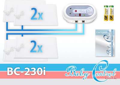 Baby Control BC-230i Digital monitor dechu pro dvojčata recenze