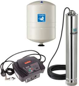 Calpeda Pumpa Drive-01 1.1kW SET MXS 307 0,9kW kabel 15m + frekvenční měnič + nádoba PWB8 902281 recenze