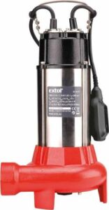 Fotografie EXTOL PREMIUM SP 110 kalové s řezacím nožem 1100W, 16200l/hod recenzía