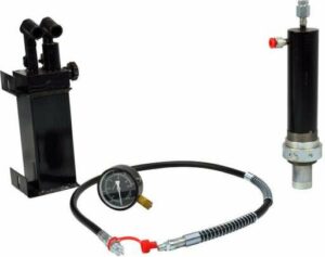 Fotografie GEKO G02003 do dílenského lisu 20T, manometr  recenzía