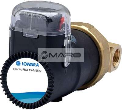 Lowara Ecocirc Pro 15-1/65 RU 65 mm 1/2″ 230 V 60A0L6001 recenze