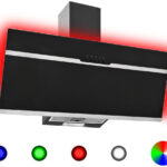 Meedo Nástěnná digestoř RGB LED 90 cm nerezová ocel a tvrzené sklo recenze