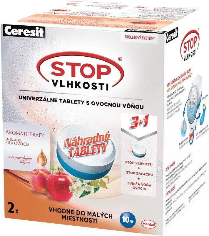 Ceresit Stop vlhkosti Pearl náhradní tablety 2 x 300 g energické ovoce recenze