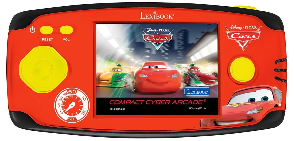 LEXIBOOK LCD herní konzole, 150 her Auta recenze