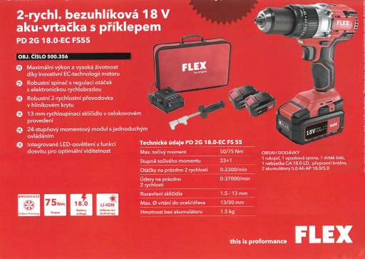 Flex PD 2G 10.8-EC FS 55 500.356 recenze
