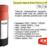 Extol Premium 1100 W 5500 l / hod 8895008 recenze