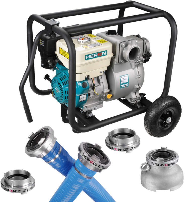 Motorové čerpadlo Heron, 9HP, kalové, sada recenze