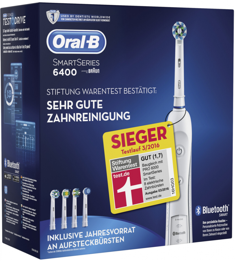 Oral-B Pro 6400 Smart Series - recenze testy