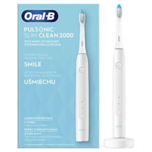 Fotografie Oral-B Pulsonic Slim Clean 2000 White  recenzía