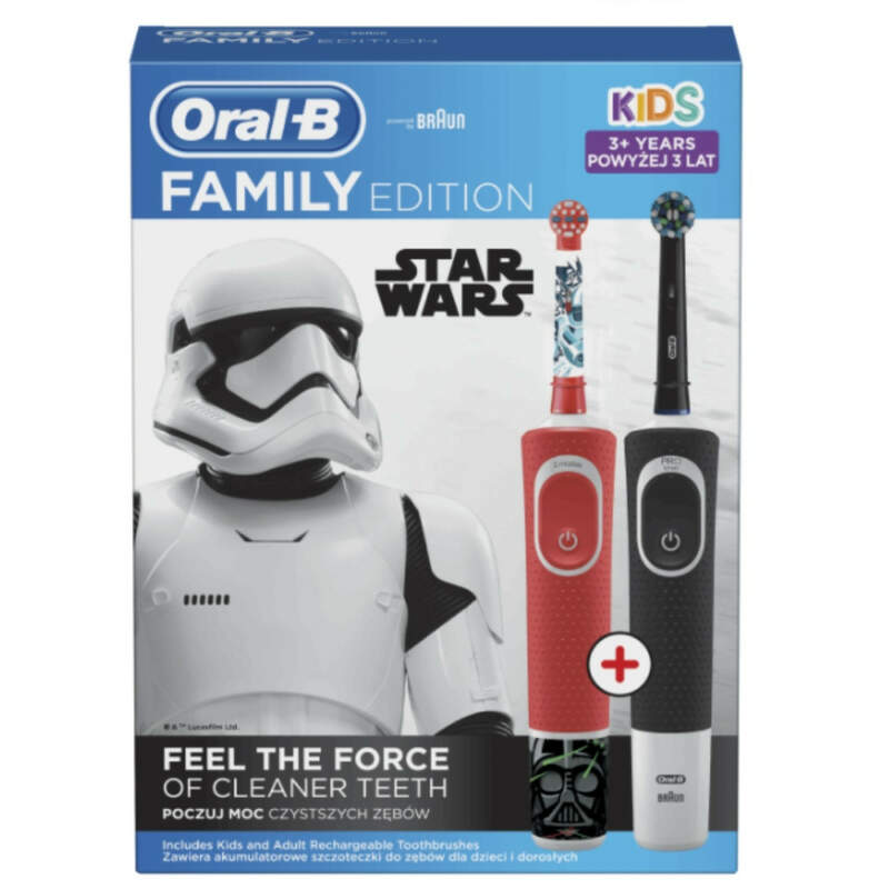 Oral-B Vitality D100 + D100 Kids Star Wars recenze