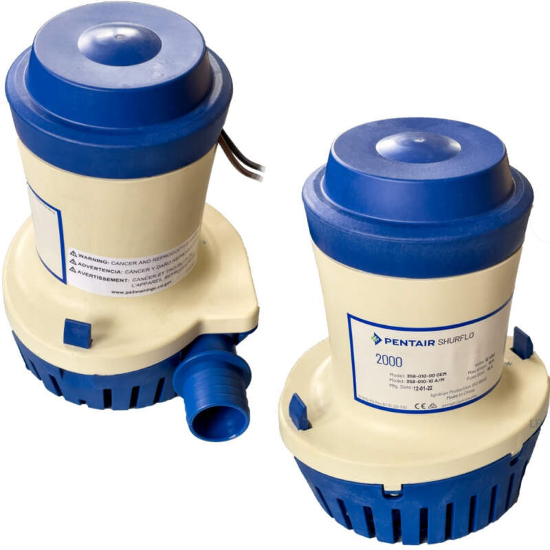 Shurflo 358-010-00 Bilge 7191 l/h 0.6 bar 12 V DC recenze