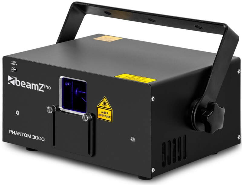 BeamZ Professional Phantom 3000 Pure Diode Laser RGB recenze