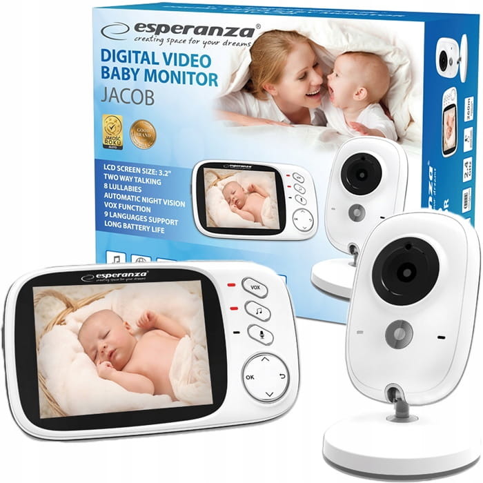 Esperanza 3,2″ LCD Jacob EHM002 elektronická chůvička s kamerou recenze