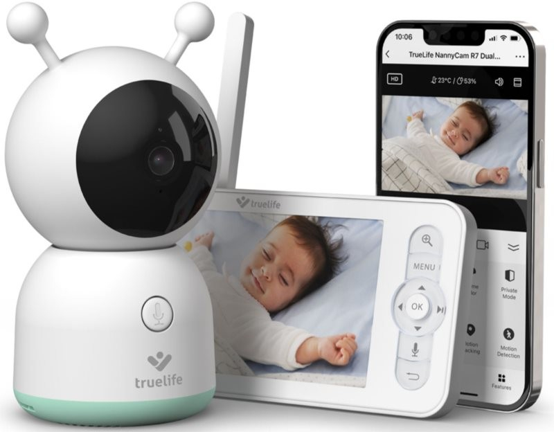 Truelife NannyCam R7 Dual Smart Baby unit náhradní jednotka recenze