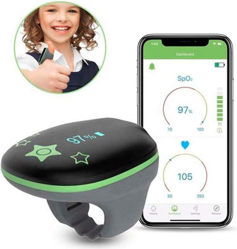 Viatom Wellue prstenový monitor 3-10 let recenze