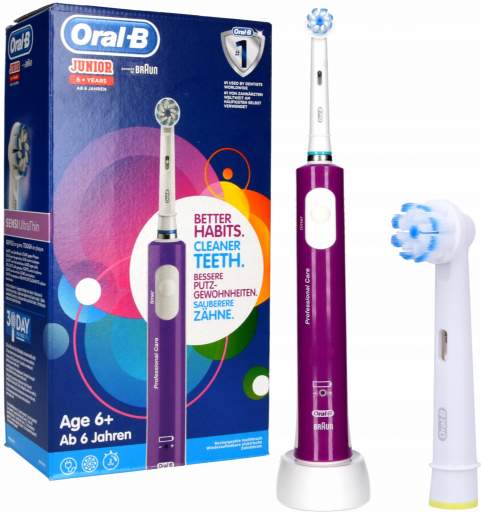 Oral-B Junior Pro 6+ Purple recenze