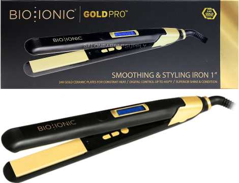 Bio Ionic GoldPro Smoothing & Styling Iron 1″ recenze