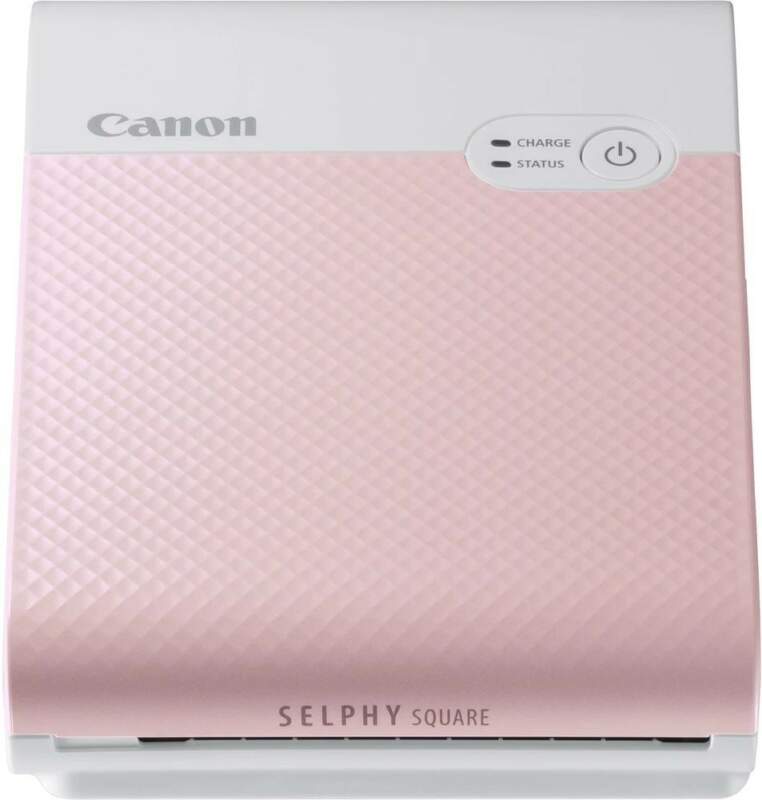 Canon Selphy Square QX10 růžová recenze