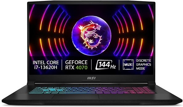 MSI Katana 17 B13VGK-1099CZ recenze