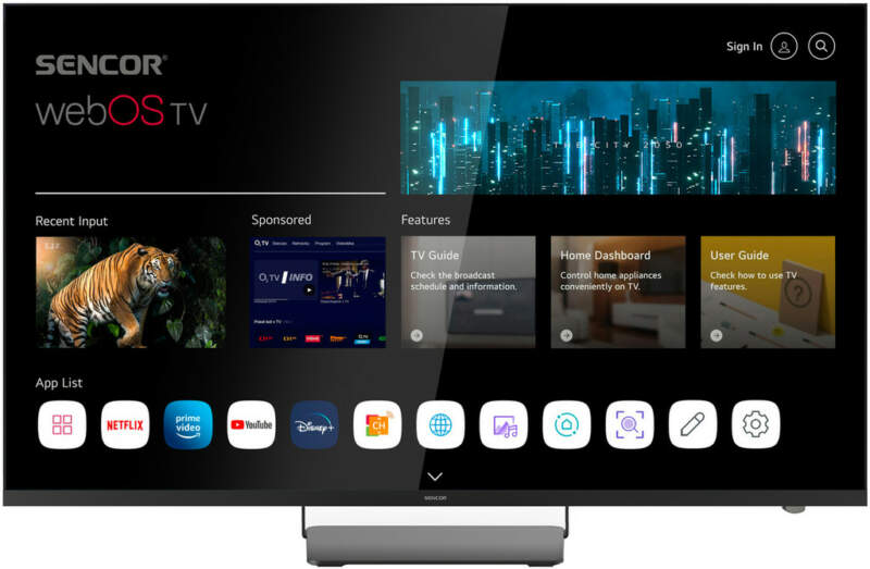 Obrázok Sencor SLE 50US850TCSB hodnotenie