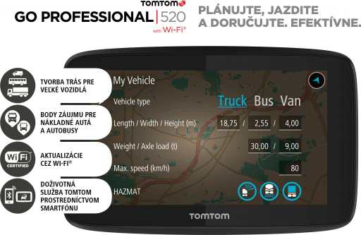 TomTom GO Professional 520 recenze