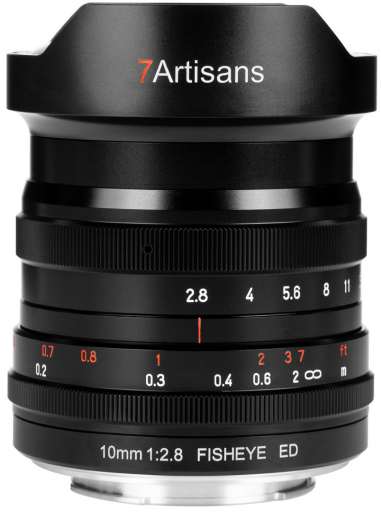 7Artisans 10 mm f/2.8 Fisheye ED Canon RF recenze