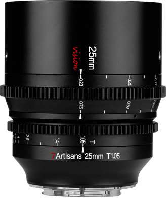 7Artisans 25 mm T1.05 Vision Canon RF recenze