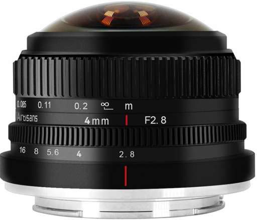 7Artisans 4mm f/2.8 super-širokoúhlý rybí oko Canon EOS-M recenze