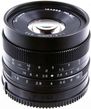 7Artisans 50mm f/1.8 Canon EF-M Canon EOS M recenze
