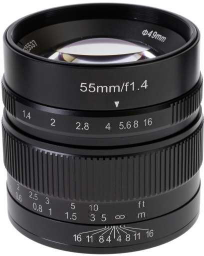 7Artisans 55mm f/1.4 MFT recenze