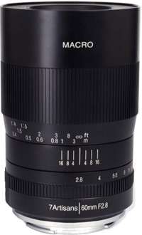 7Artisans 60mm f/2.8 Sony E-mount recenze