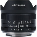 7Artisans 7,5 mm f/2.8 II Fisheye Canon RF recenze