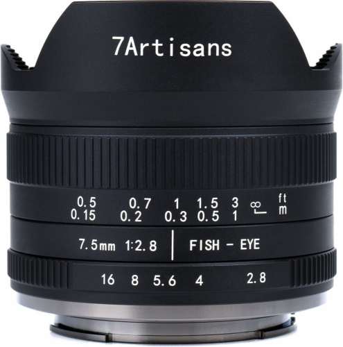 7Artisans 7,5 mm f/2.8 II Fisheye Sony E-mount recenze
