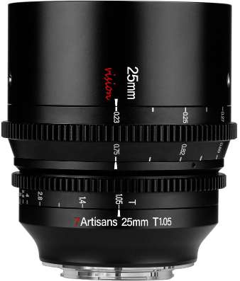 7Artisans CINE Vision 25mm T1.05 L-mount recenze