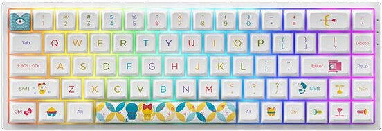 Akko 3068B Doraemon Rainbow 06925758617383 recenze
