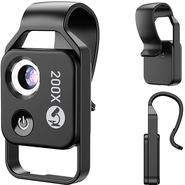 Apexel 200X Mobile phone microscope lens with LED Light & CPL Filter recenze