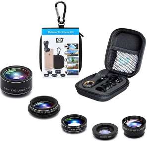 Apexel Sada objektivů pro smartphone, mobily 5v1 recenze