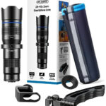 Apexel zoom objektiv pro smartphone 20-40x + tripod recenze