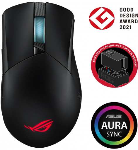 Asus ROG Gladius III Wireless AimPoint 90MP02Y0-BMUA00 recenze