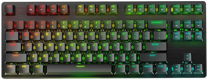 BlitzWolf BW-KB2 Red switch (RGB) recenze