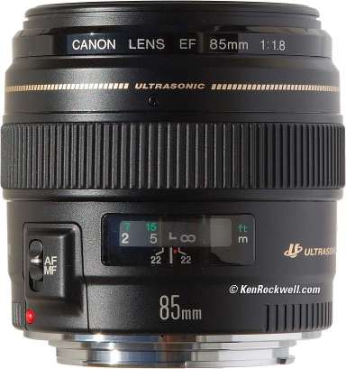 Canon EF 85mm f/1.8 USM recenze