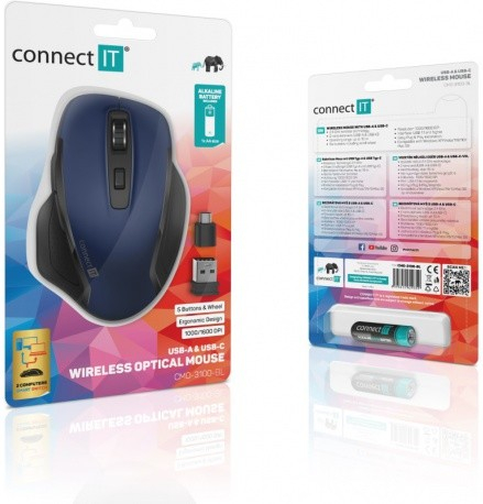 Connect It CMO-3100-BL recenze