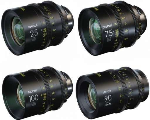 DZO Optics DZOFilm Vespid 4-Lens Kit (25, 75, 100 mm T2.1 + Macro 90mm T2.8) EF Mount recenze