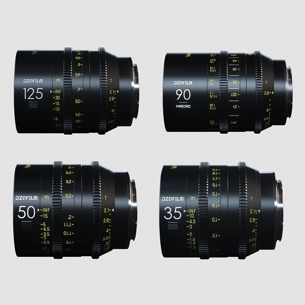 DZO Optics DZOFilm Vespid 4-Lens Kit (35, 50, 125 T2.1 + Makro 90 mm T2.8) EF Mount recenze