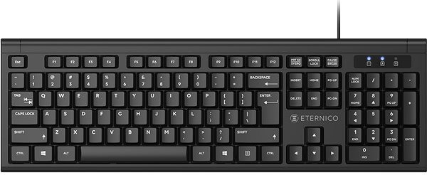 Eternico Essential Keyboard Wired KD1000 AET-KD1000USBN recenze