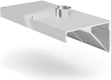 HENDI Nástěnná šikmá digestoř s osvětlením 1200x700x450 mm recenze