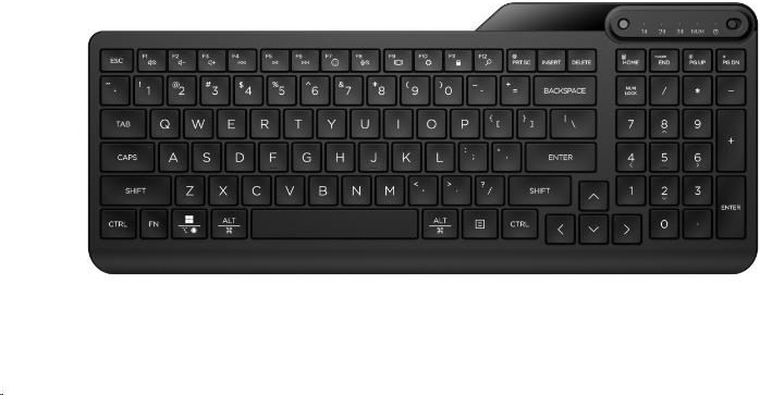 HP 460 Multi-Device Bluetooth Keyboard 7N7B8AA#BCM recenze