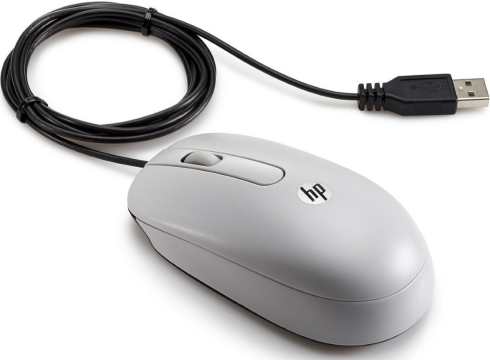 HP USB Grey Mouse K7W54AA recenze